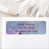 Étiquette Belle Flore Bleue (En situation)