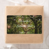 Étiquette Belle, Forêt Enchantée, Fées, Douce 16, (En situation)