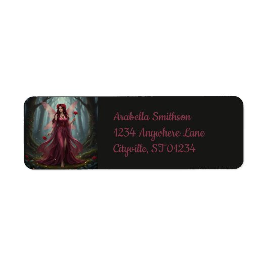 Étiquette Belle Janvier Garnet Fairy (Devant)