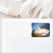 Étiquette Belle Pyrénées / Adresse de retour Label (En situation)