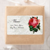 ÉTIQUETTE BELLE ROSE ROSE ROSE (En situation)