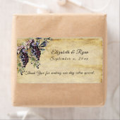 Étiquette Belle Vignoble, Aquarelle, Personnalisé (En situation)