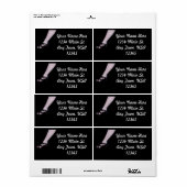 Étiquette Belles talons (Feuille entière)