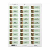 Étiquette BENGAL TIGER Adresse de retour LabelS (Feuille entière)