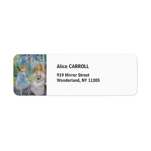 Étiquette Berthe Morisot - Jeunes filles à la fenêtre (Devant)