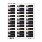 Étiquette Bethany Beach Sunrise I (Feuille entière)