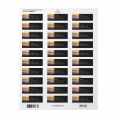 Étiquette Bethany Beach Sunrise II (Feuille entière)