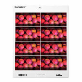 Étiquette Beurre à la pomme / Cidre / Sauce / Jam Jar (Feuille entière)