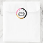 Étiquette Beurre de corps personnalisable (Sac)