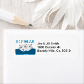 Étiquette Bi Ours Polaires (En situation)