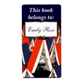 Étiquette Bibliothèque d'illustrations vintage (Devant)