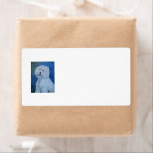 Étiquette Bichon Frise (En situation)