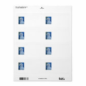 Étiquette Bichon Frise (Feuille entière)