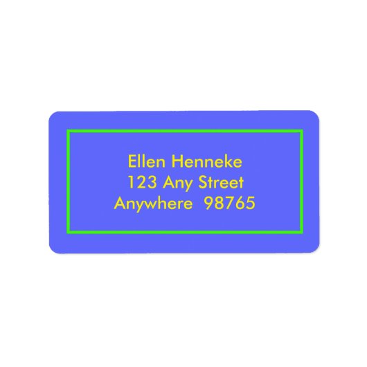 Étiquette Bien ! (Devant)