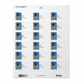 Étiquette Bienvenue À Springfield (Feuille entière)