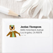 Étiquette Bienvenue à Yogi Bear (En situation)