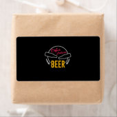 Étiquette Bière amérindienne (En situation)