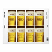 Étiquette Bière brasseur Home (Feuille entière)