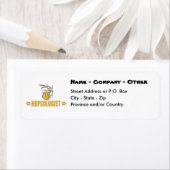 Étiquette Bière drôle (En situation)