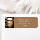 Étiquette Bière lituanienne Alus Lietuva Adresse de retour É (En situation)