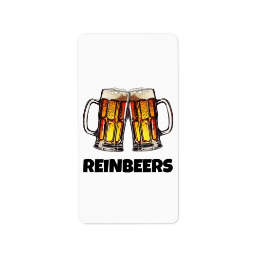 Étiquette Bière Noël Reinbeers (Devant)