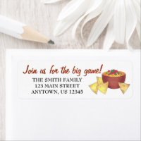 Big Football Game Watch Party Nachos Chips Queso