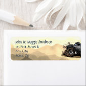 Étiquette Big Monster truck Off Road Adventure Mud Bogging (En situation)