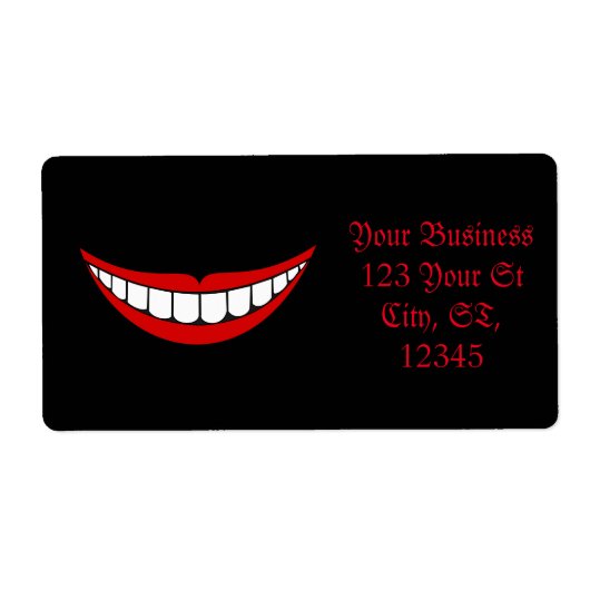 Étiquette Big Smile Thunder_Cove (Devant)