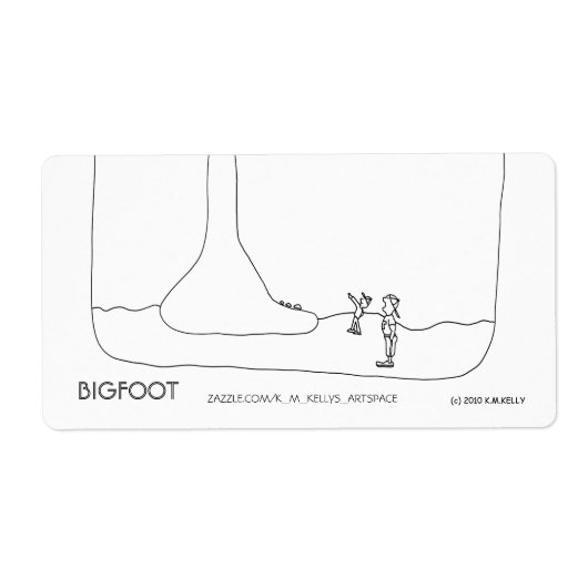 ÉTIQUETTE BIGFOOT (Devant)