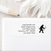 Étiquette Bigfoot Archer silhouette (En situation)