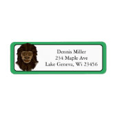 Étiquette Bigfoot Sasquatch (Devant)