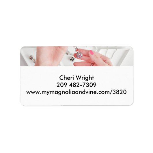 Étiquette bijouterie (Devant)