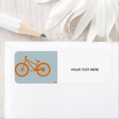Étiquette Bike orange (En situation)