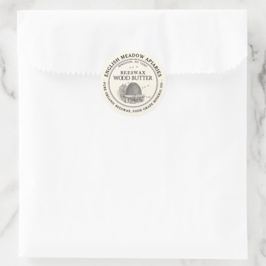 ÉTIQUETTE BIO BEESWAX BOIS BETTER (Sac)