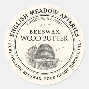 ÉTIQUETTE BIO BEESWAX BOIS BETTER