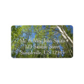 Étiquette Birch Trees d'été à Rocky Mountain (Devant)