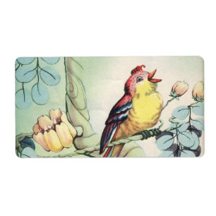 Étiquette Birdie vintage