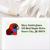 Étiquette Birdorable Crimson Rosella (En situation)