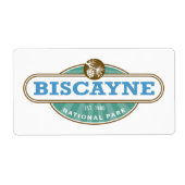 Étiquette Biscayne National Park Floride (Devant)