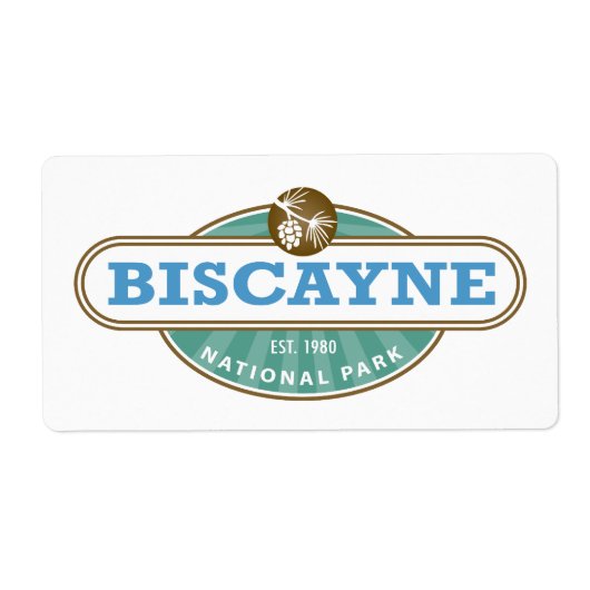 Étiquette Biscayne National Park Floride (Devant)