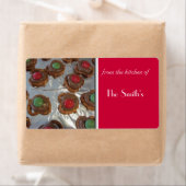 Étiquette Biscuits de Noël (En situation)
