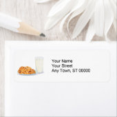 Étiquette biscuits et lait (En situation)