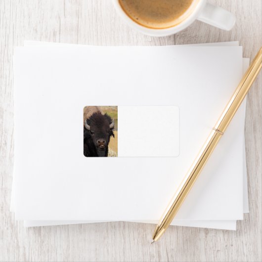 Étiquette bison drôle (En situation)