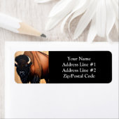 Étiquette Bison Majestic Des Prairies - Sauvage Et Gratuit (En situation)