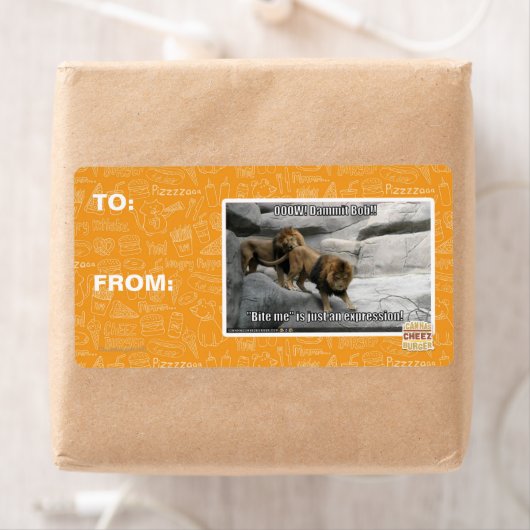 Étiquette Bite me n'est qu'une expression ! (En situation)