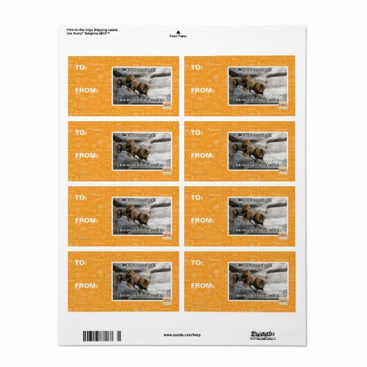 Étiquette Bite me n'est qu'une expression ! (Feuille entière)