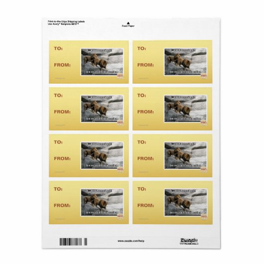 Étiquette Bite me n'est qu'une expression ! (Feuille entière)