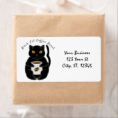 Étiquette Black Cat Coffee Break Thunder_Cove (En situation)