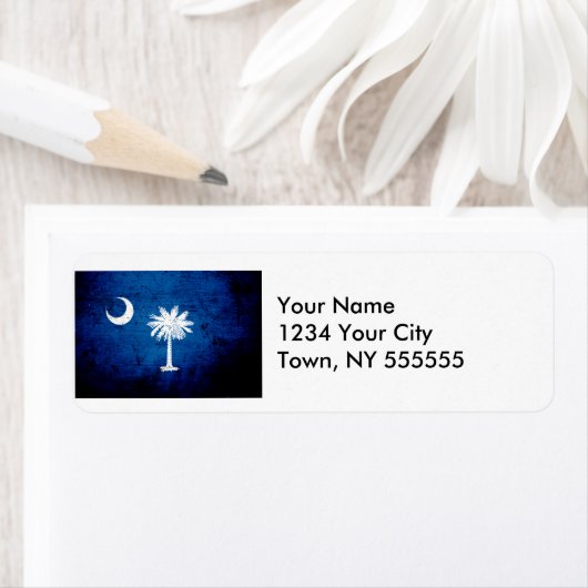 Étiquette Black Grunge (En situation)