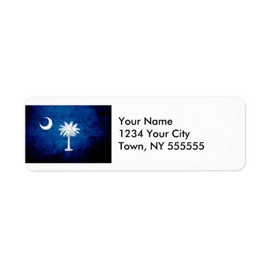 Étiquette Black Grunge (Devant)